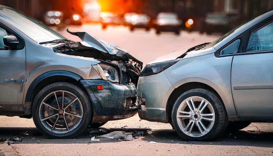 Car collision on a Rio Grande Valley road involving injury claims