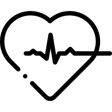 Heart rate monitor icon for wrongful death matters
