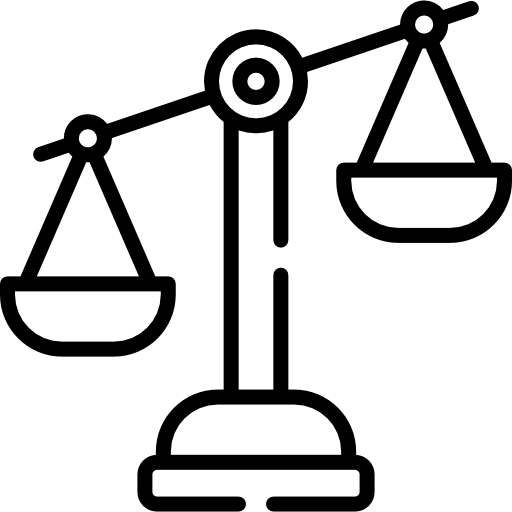 Scales of justice icon representing direct access to Attorney Rivas